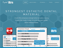 Tablet Screenshot of crystalultra.com